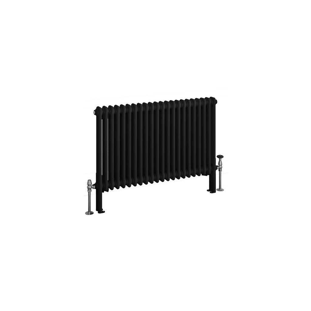 Imperia 2 Column Radiator 600 x 1010mm Matt Black