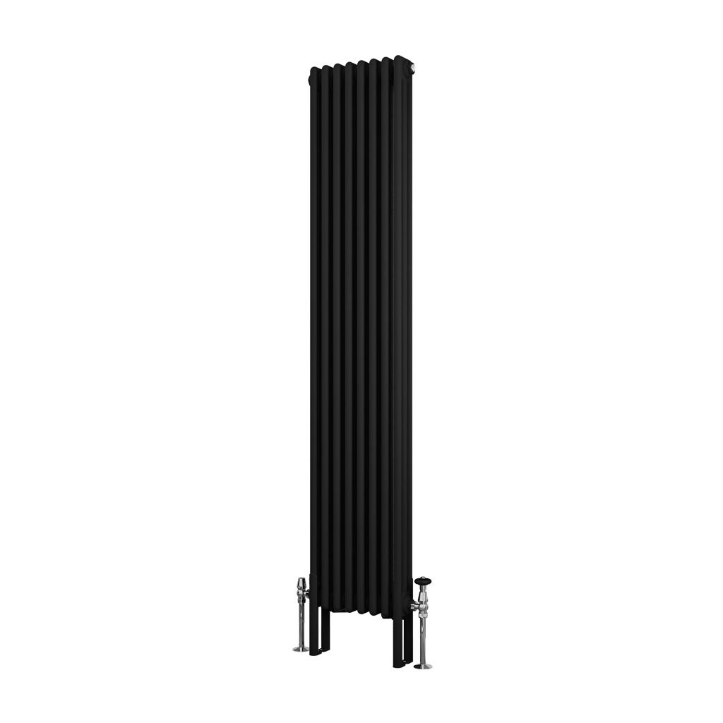 Imperia 3 Column Radiator 1800 x 380mm Matt Black