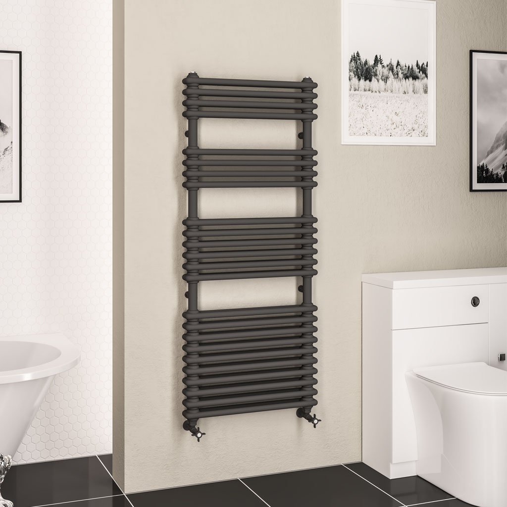 Imperia 2 Column Multirail 1430 x 600mm Matt Anthracite