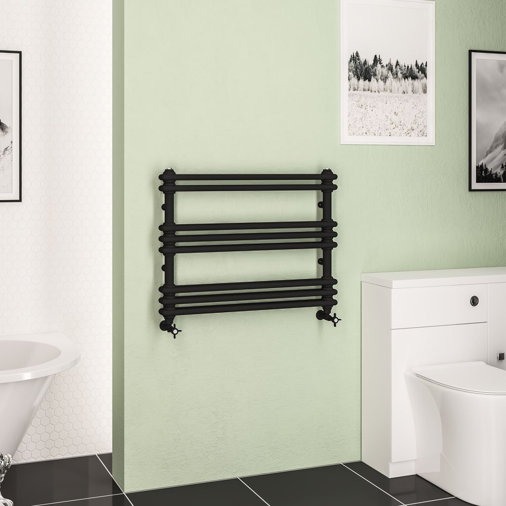 Imperia 2 Column Multirail 612 x 800mm Matt Black