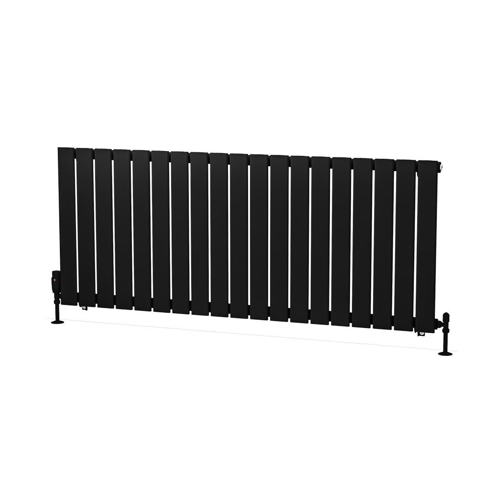 Warrington 600 x 1440 Radiator Type10 Matt Black