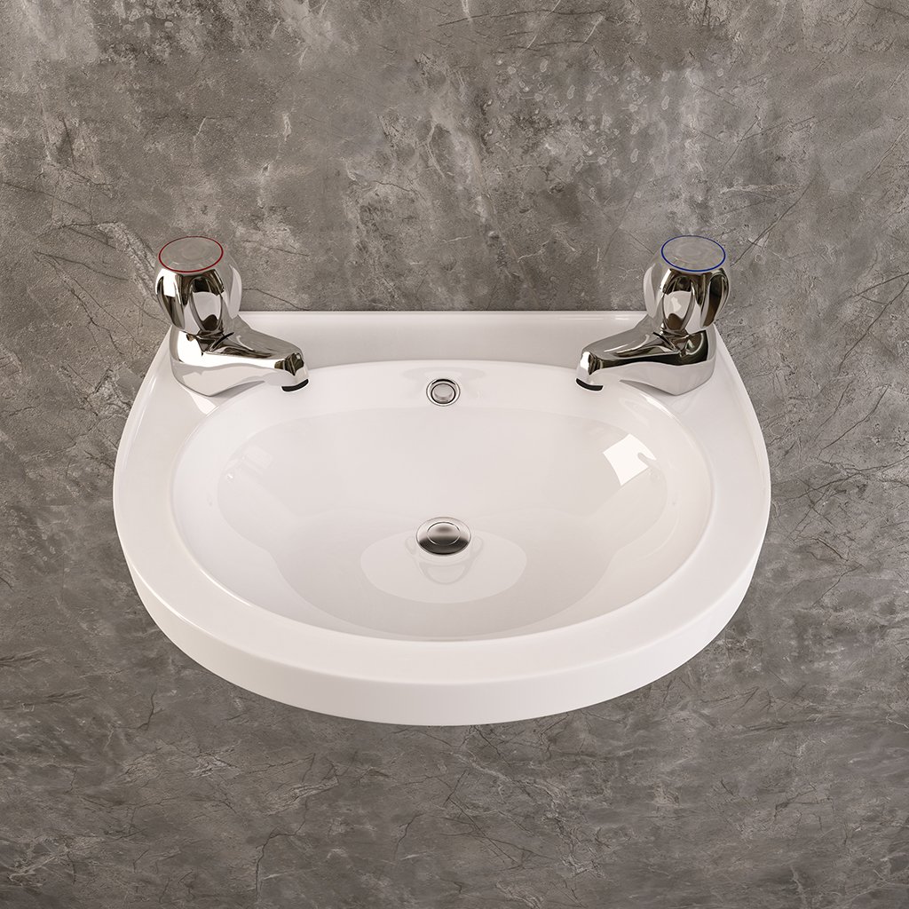 Kenton Basin Taps Chrome Chrome