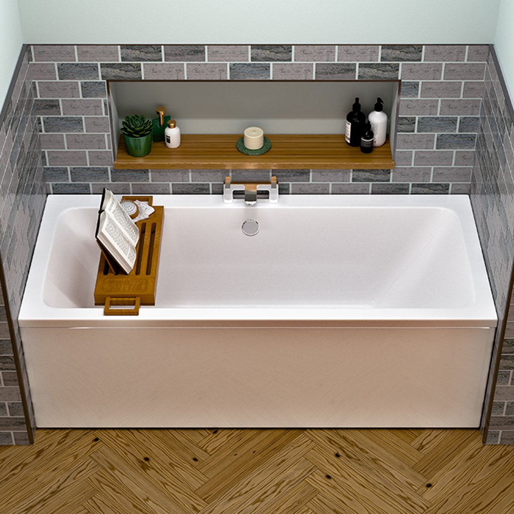 Portland Double Ended (DE) 1700 x 700 x 440mm 5mm Bath - White