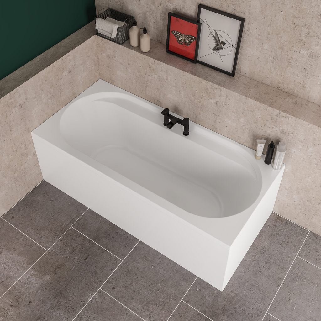 Biscay Reef 1700x800x440 Double ended 5mm Bath