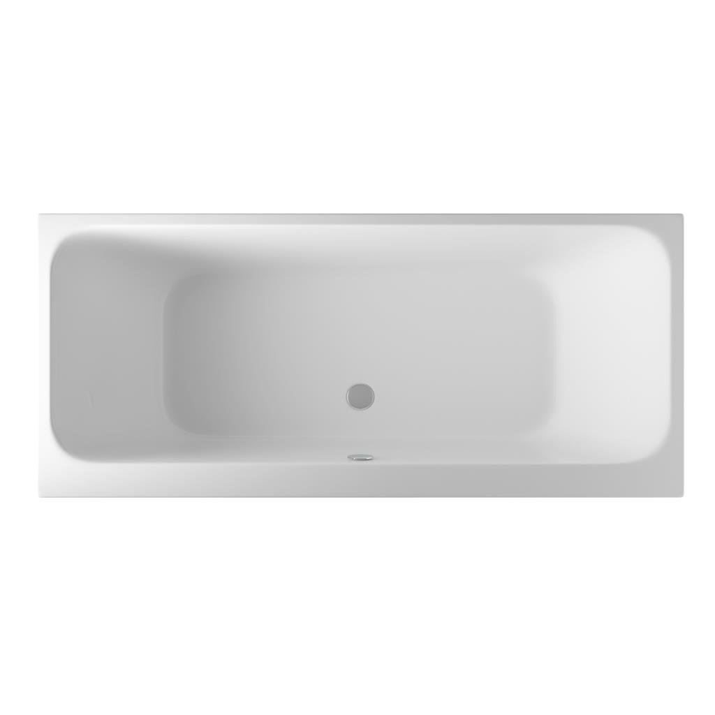 Malin Double Ended (DE) 1600 x 700 x 440mm Beauforte Bath - White