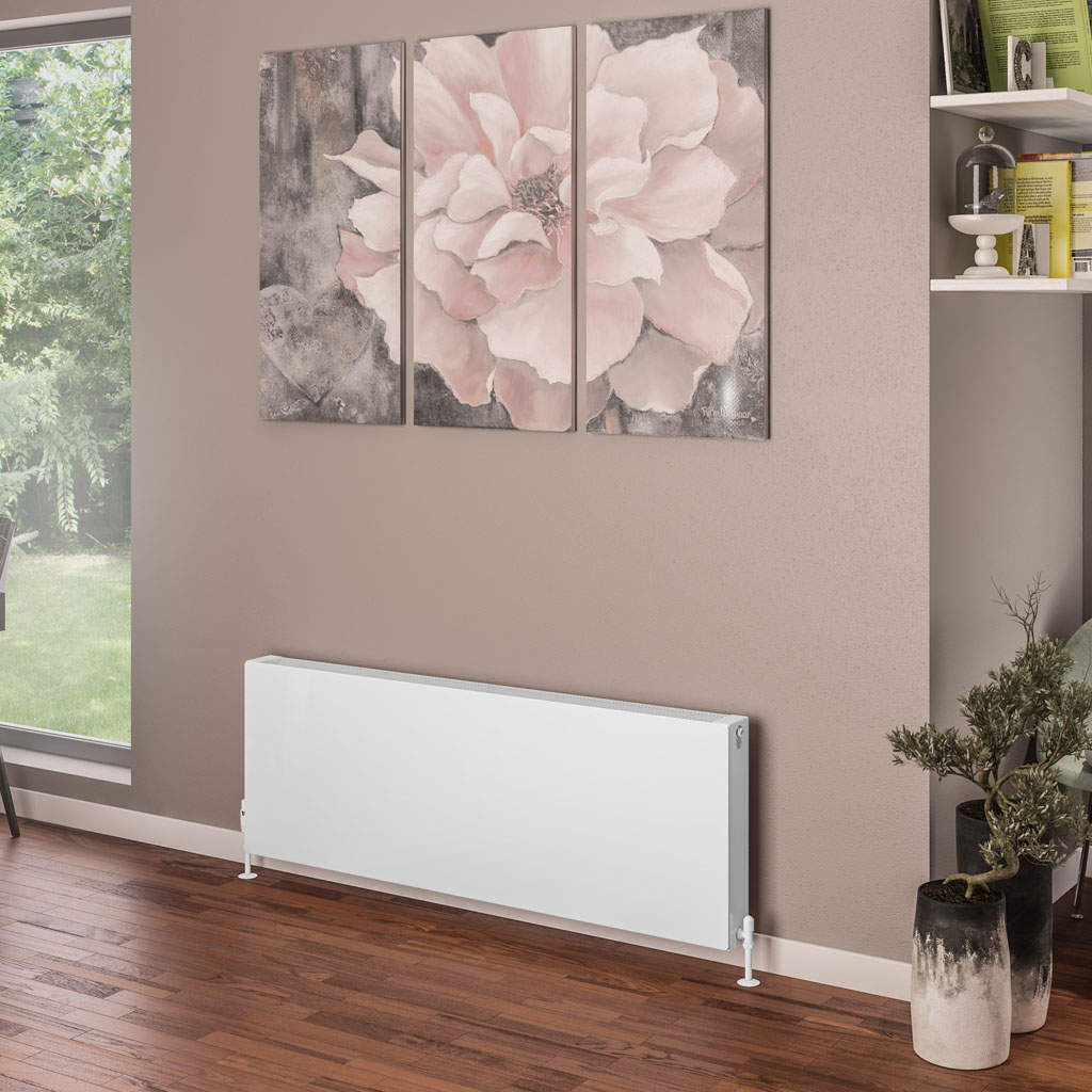 Type 22 Flat Panel Radiator 500 x 1400 Gloss White