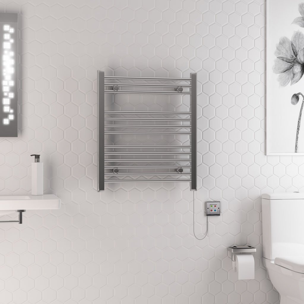 Biava Dry Element Towel Rail 700x600mm Chrome