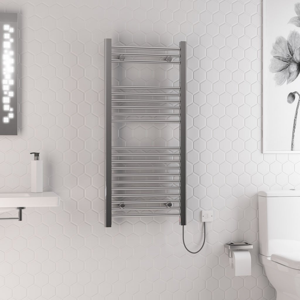 Biava Dry Element Towel Rail 1100x500mm On/Off Bt. Chrome