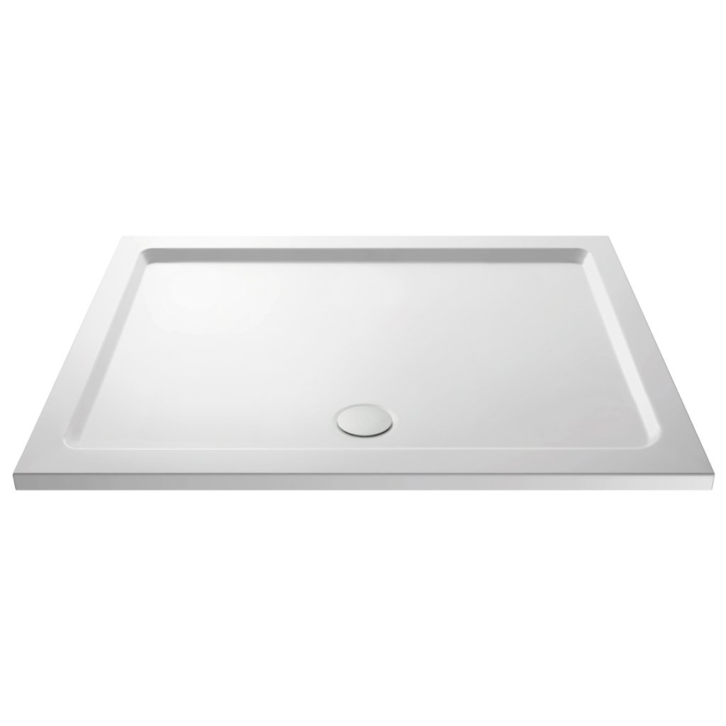 Vantage Plan C 1200mm x 1000mm Rectangular Shower Tray - White