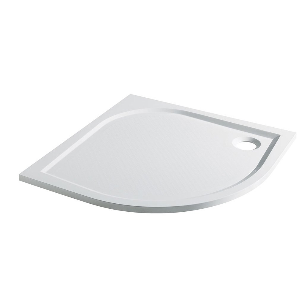 Vanguard 25 Plan B 900mm x 900mm Quadrant Shower Tray - White