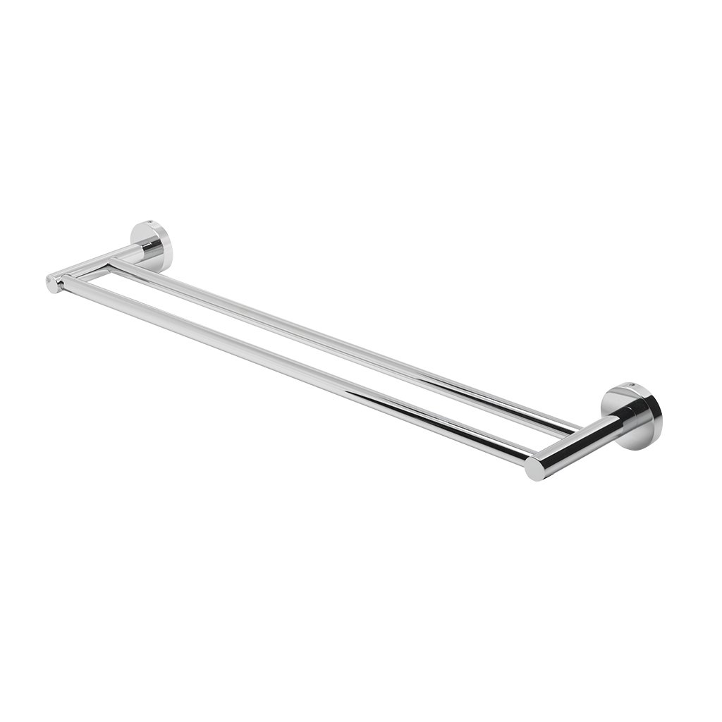 Genoa 644mm Double Towel Rail - Chrome