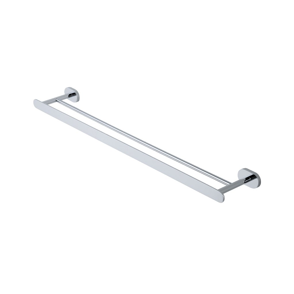 Salerno 450mm Double Towel Rail - Chrome