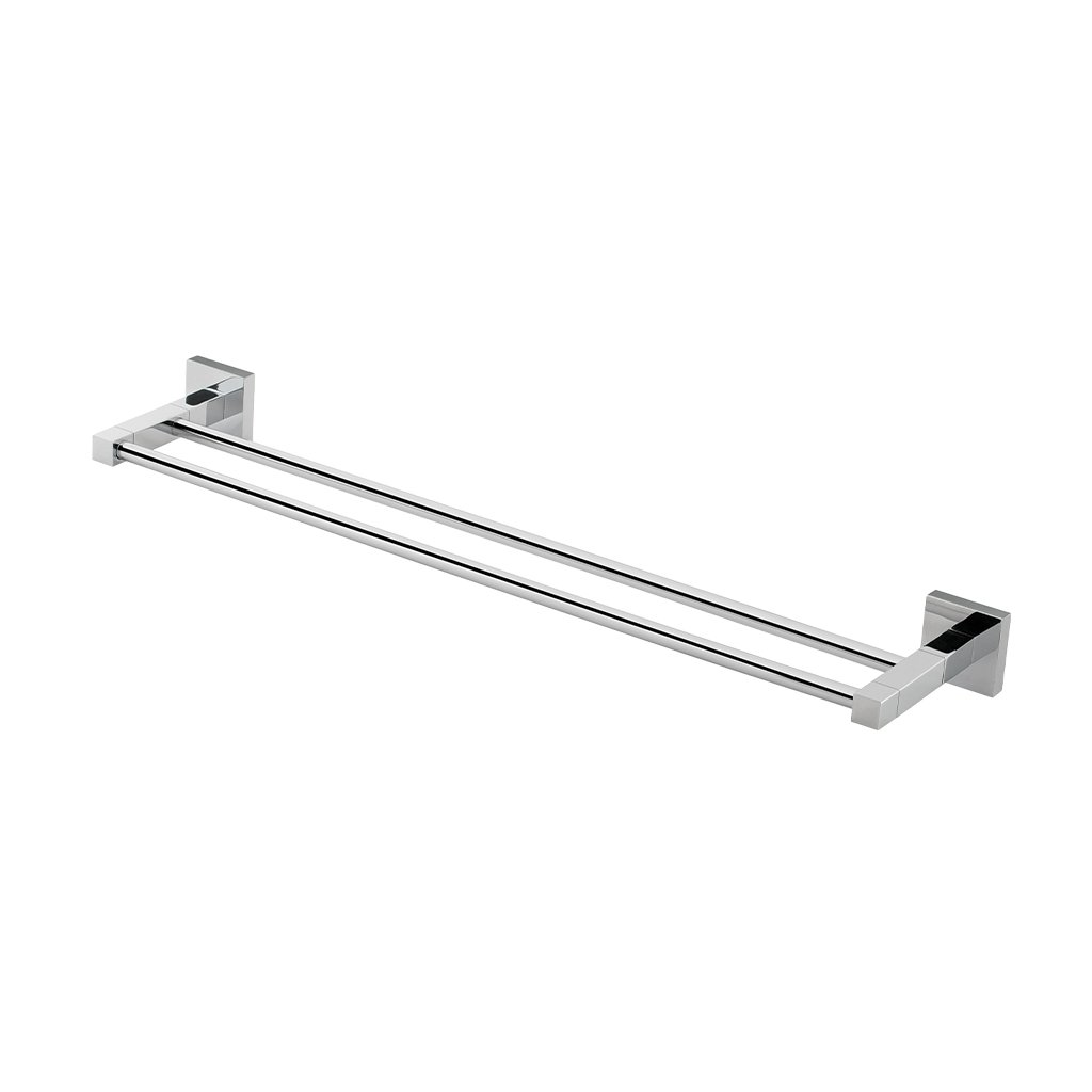 Rimini 644mm Double Towel Rail - Chrome