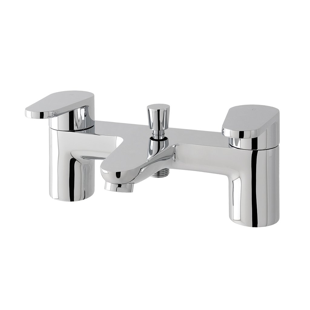 Prestwood Bath Shower Mixer (BSM) Tap with Handset Chrome with Handset Chrome