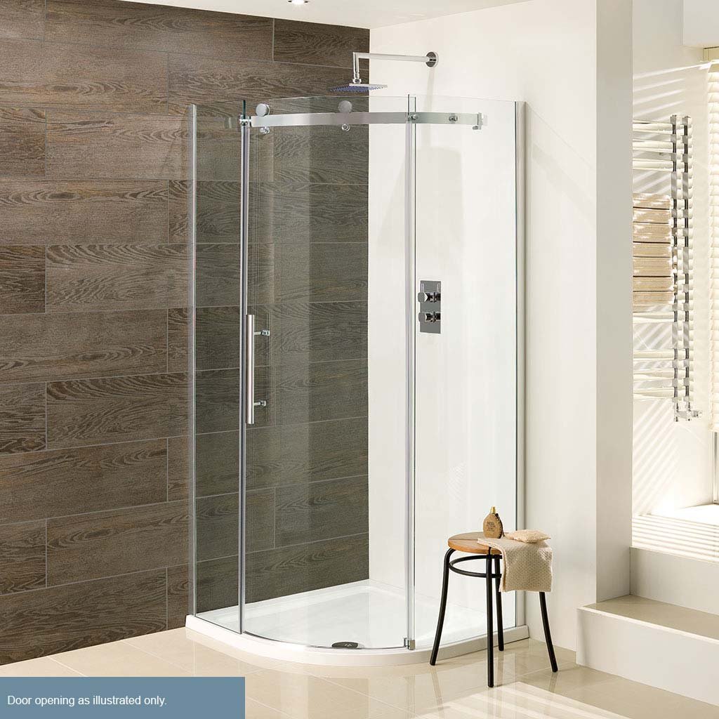 Vanguard 800x800mm Quadrant Shower Enclosure - Chrome