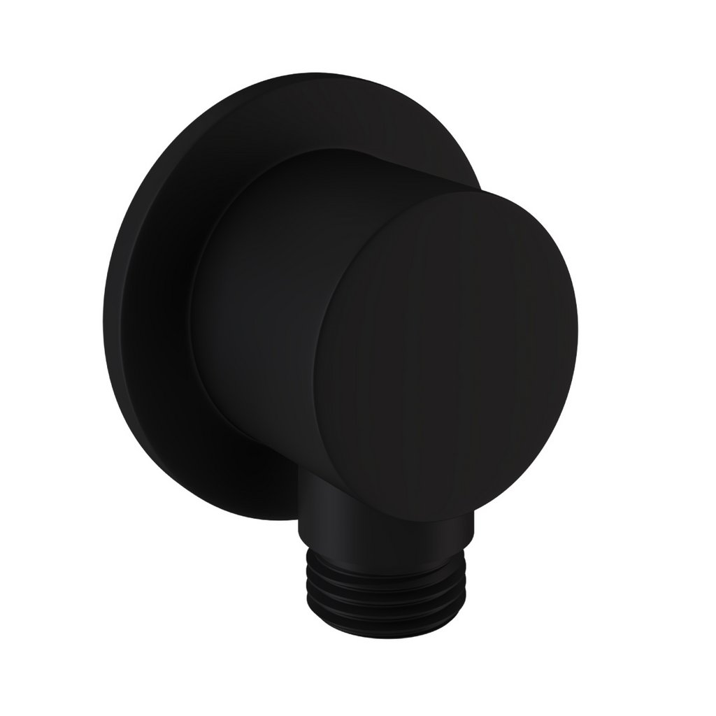 Round Outlet Elbow - Black 