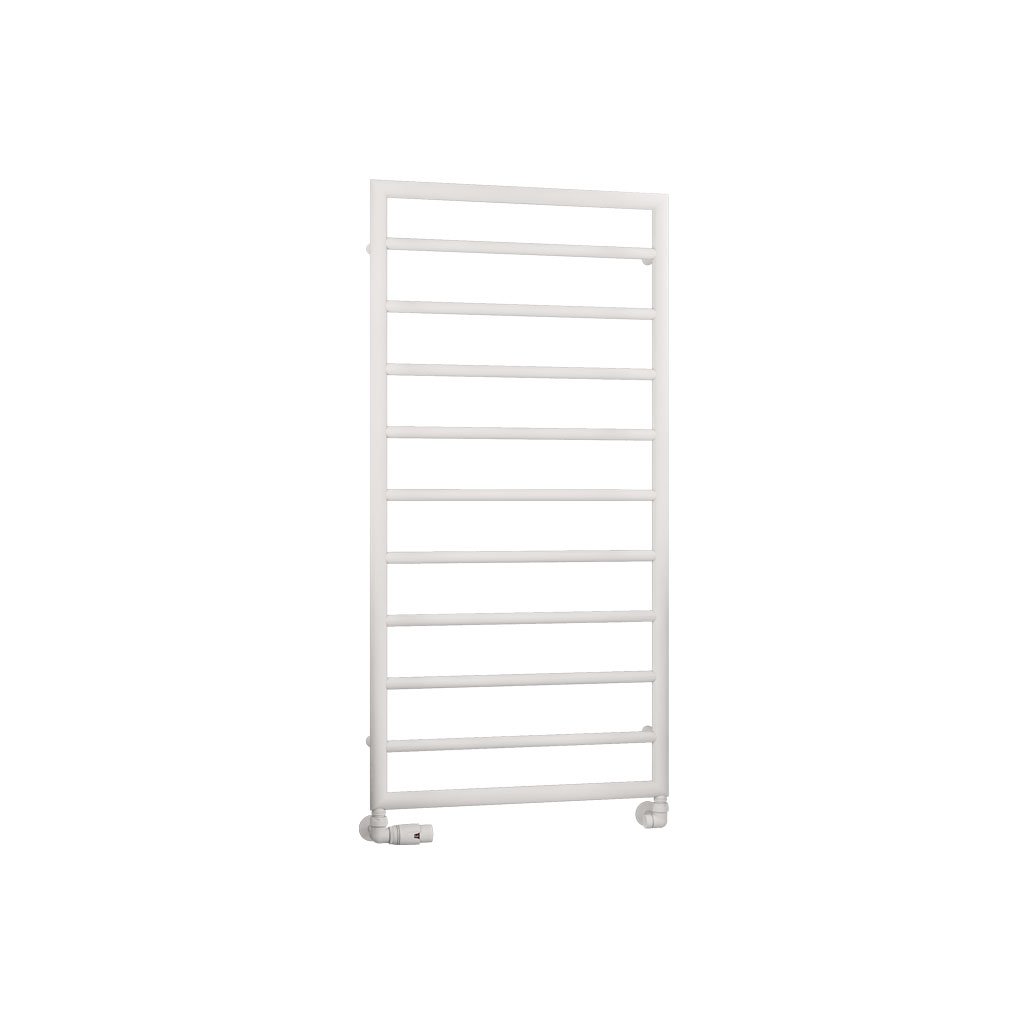 Kenilworth 1200 x 600mm. Towel Rail Matt White