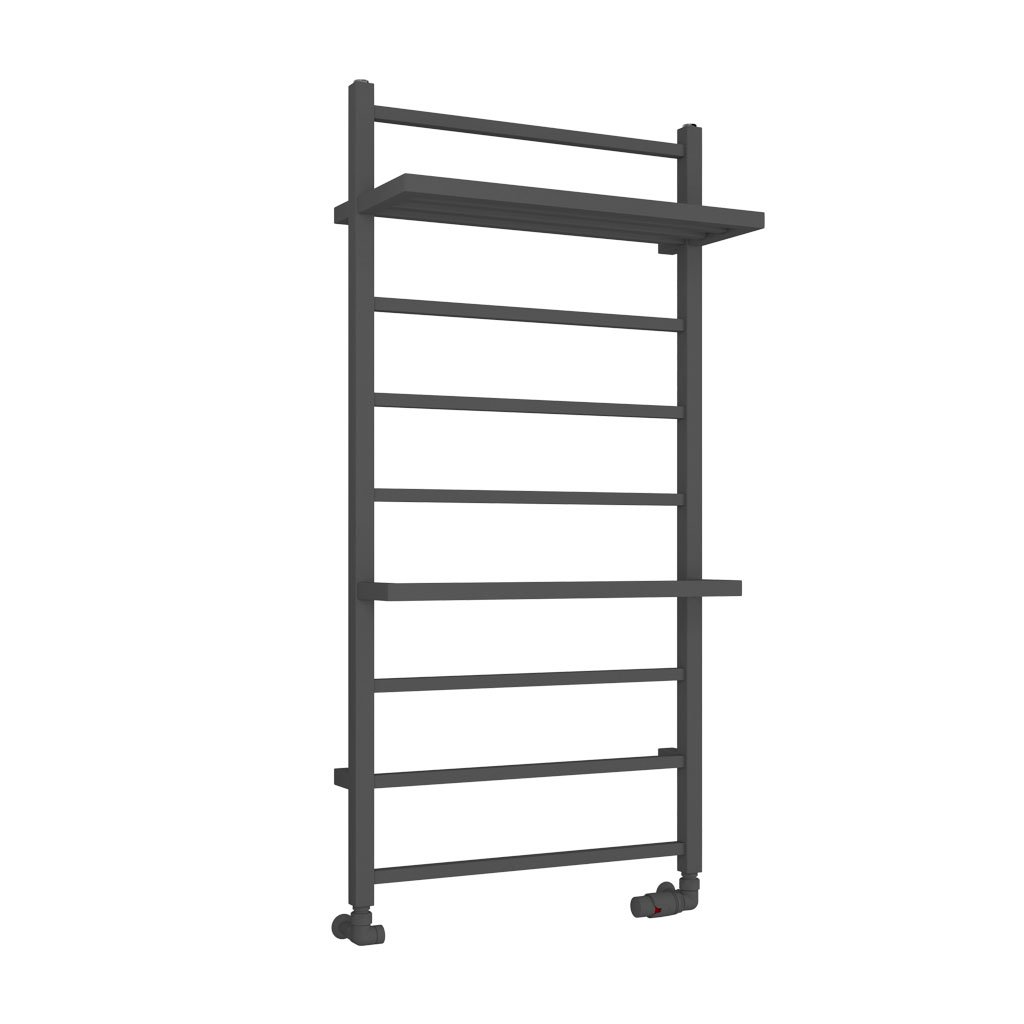 Launton Designer Towel Rail 1200x600mm Matt Anthracite