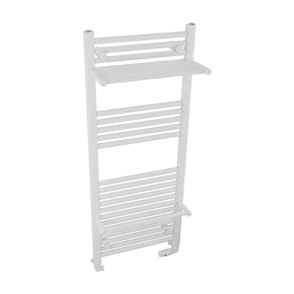 Haddenham Designer Towel Rail 1200x500mm Matt White