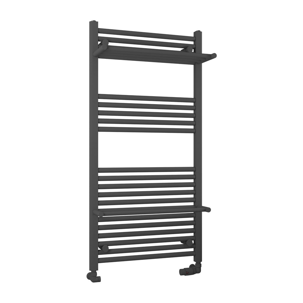 Haddenham Designer Towel Rail 1200x600mm Matt Anthracite