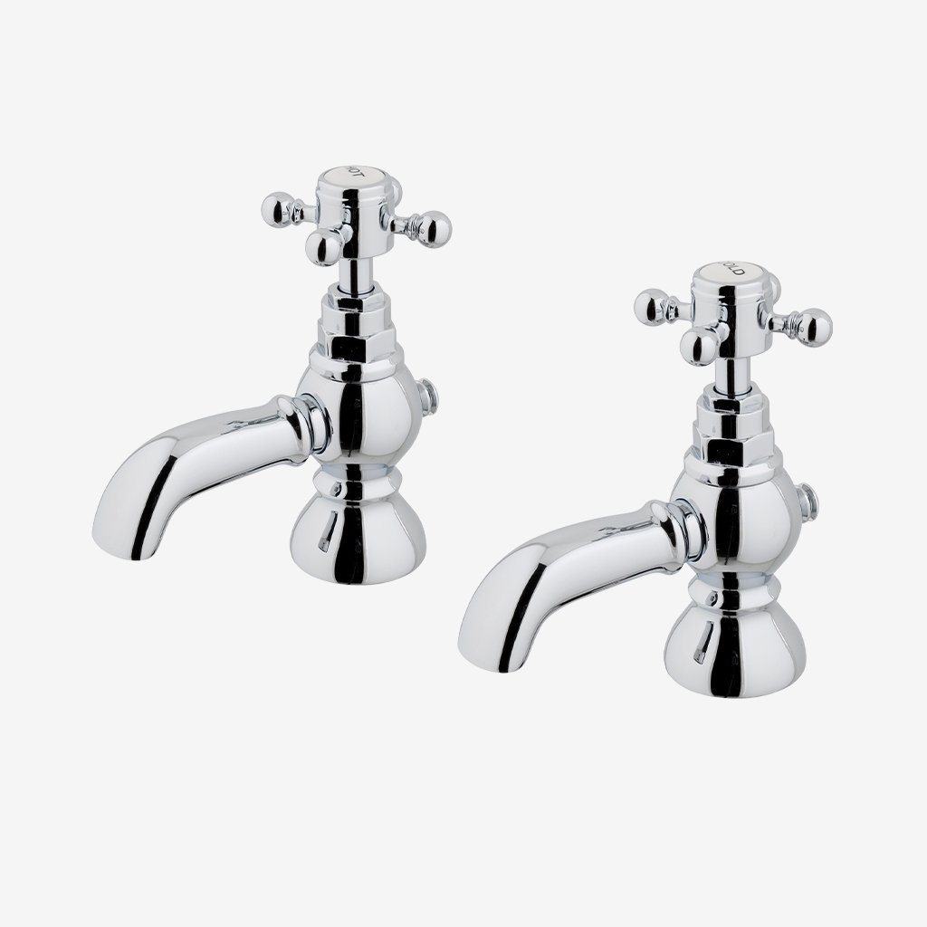 Portobello Bath Taps Chrome