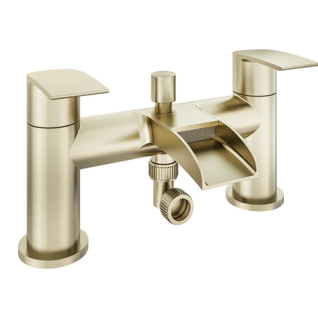 Aston Bath Shower Mixer (BSM) Tap with Handset Brushed Brass