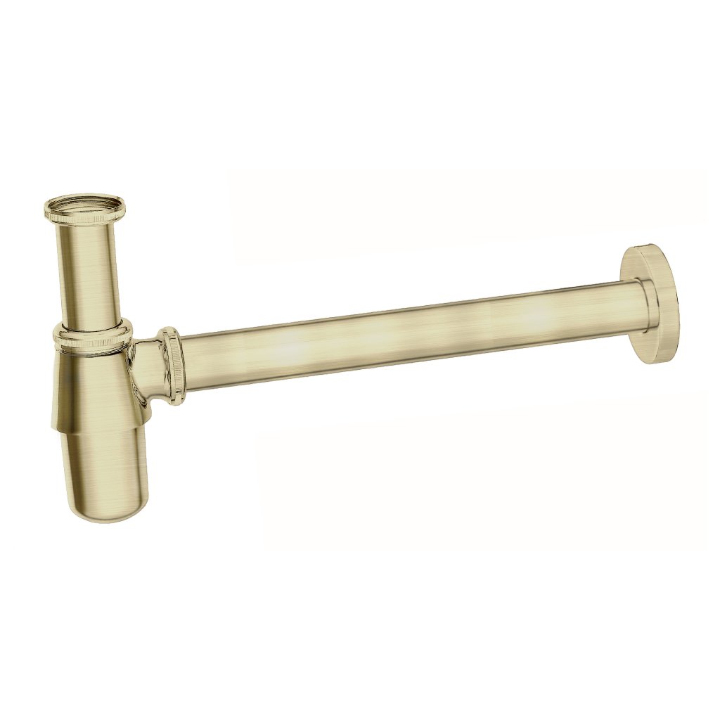 Cottisford Round Bottle Trap Brushed Brass