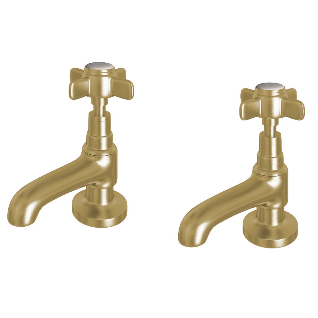 Haymarket Luxury Basin Taps - Brushed Brass