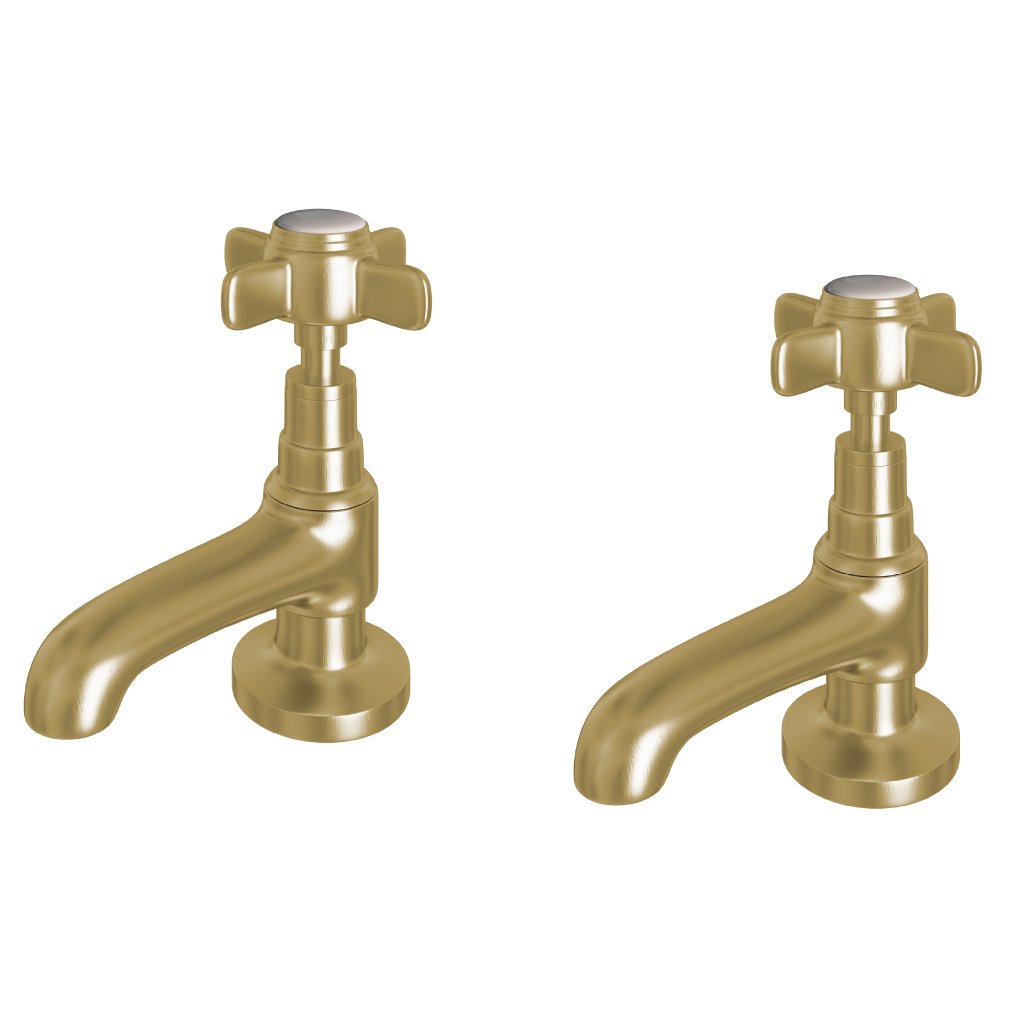 Haymarket Bath Taps - Brushed Brass