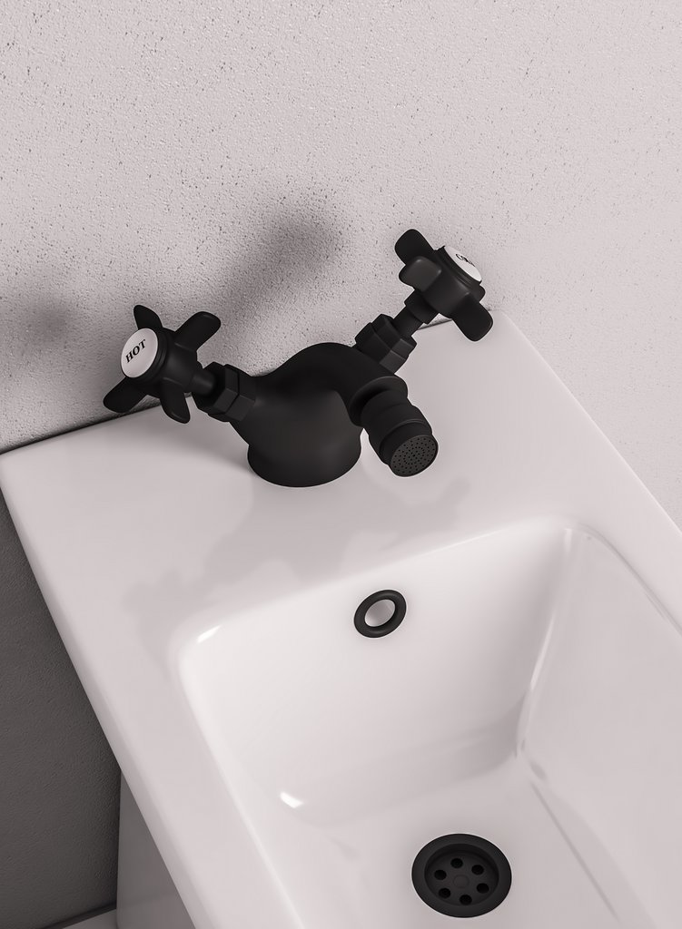 Haymarket Bidet Mono tap - Black