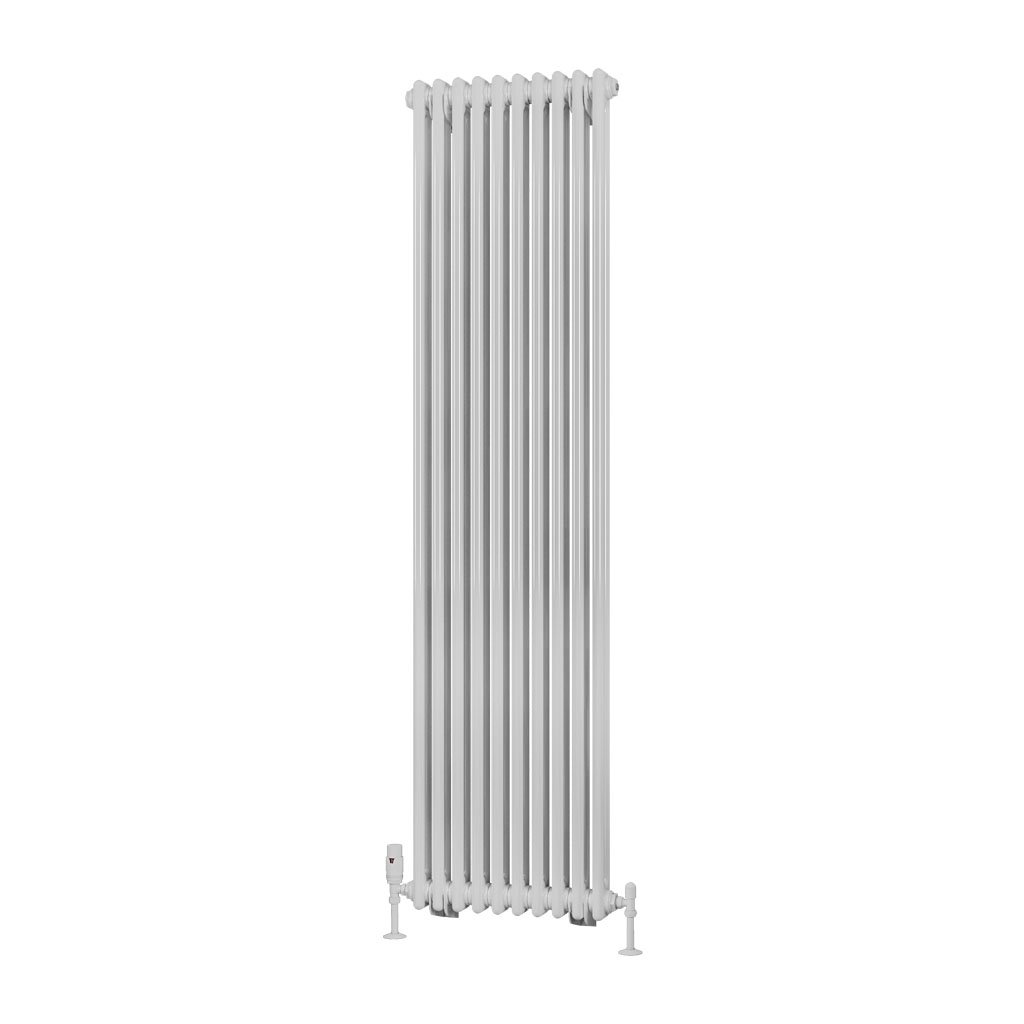 Rivassa 2 Column Radiator 1800 x 473mm Gloss White