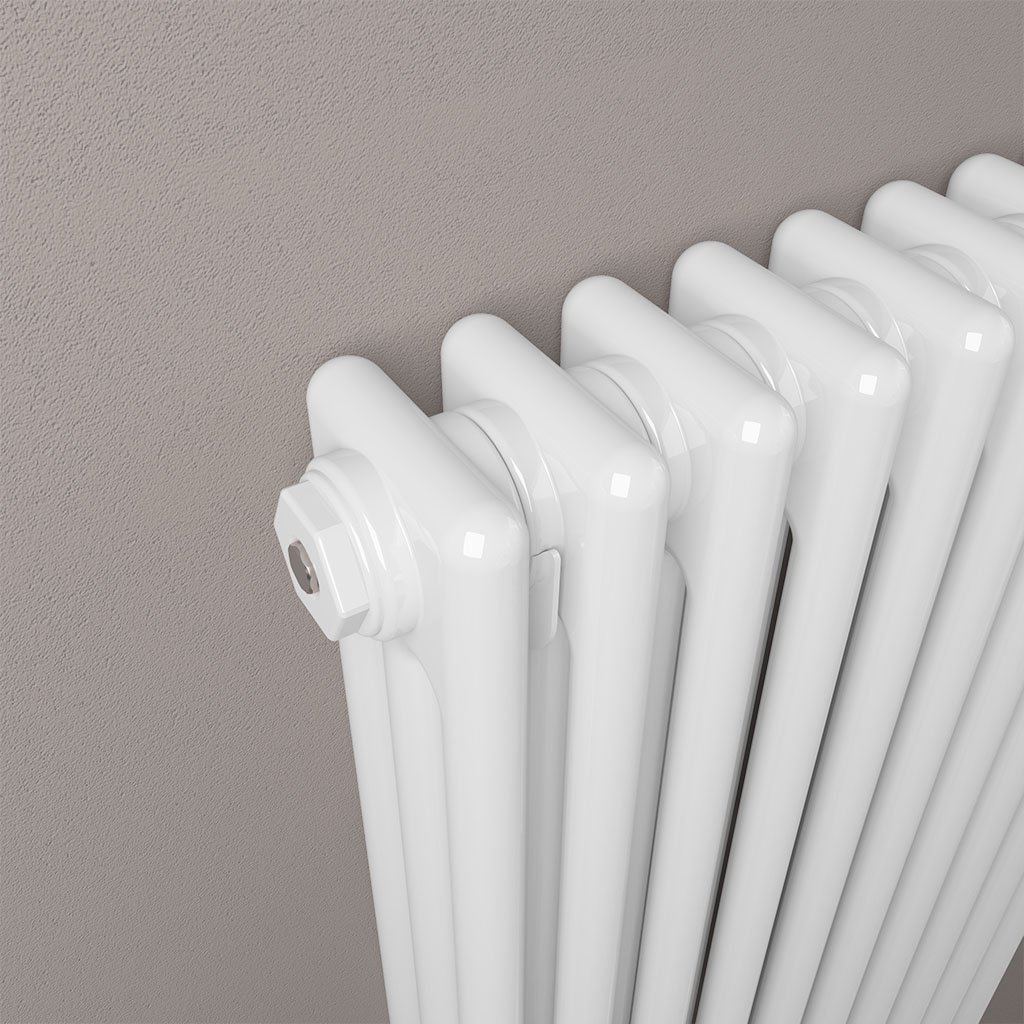 Rivassa 3 Column Radiator 300 x 1373mm Gloss White