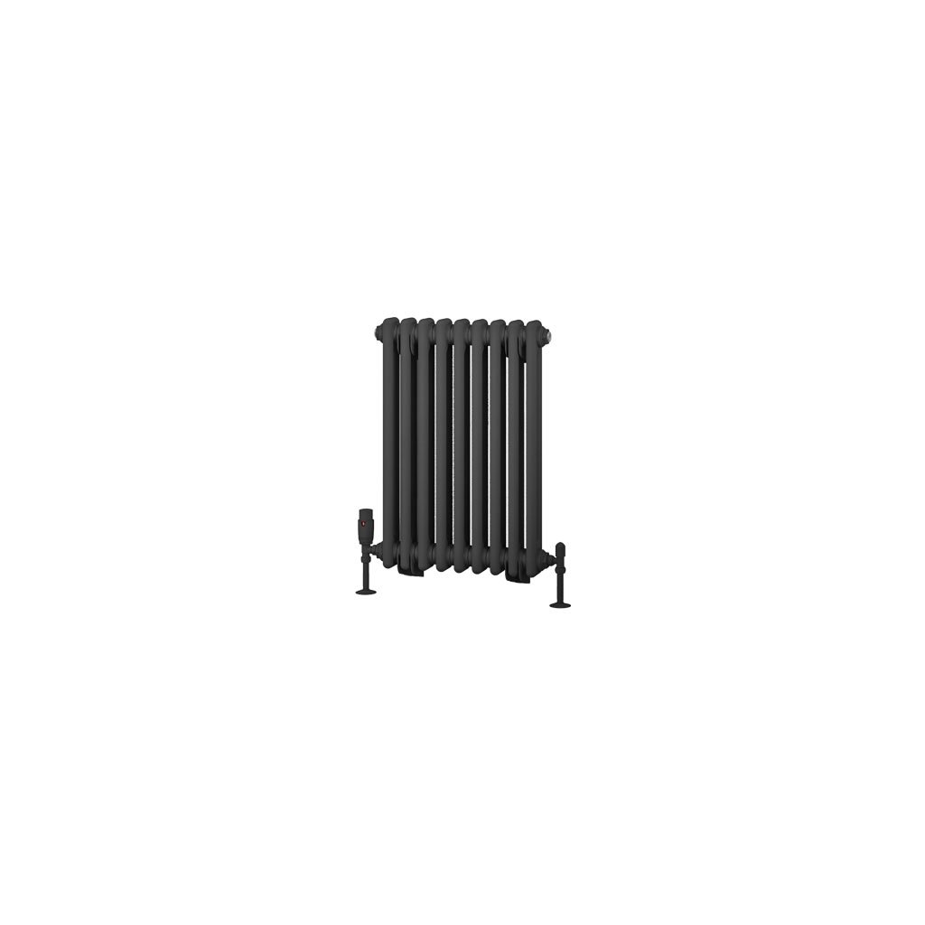 Rivassa 2 Column Radiator 600 x 428mm Matt Anthracite