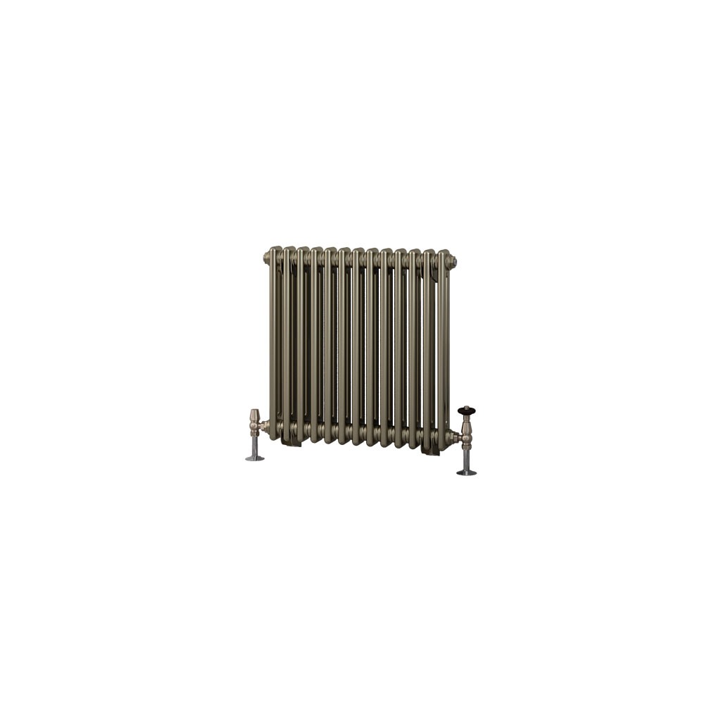 Rivassa 2 Column Radiator 600 x 608mm Bronze Effect