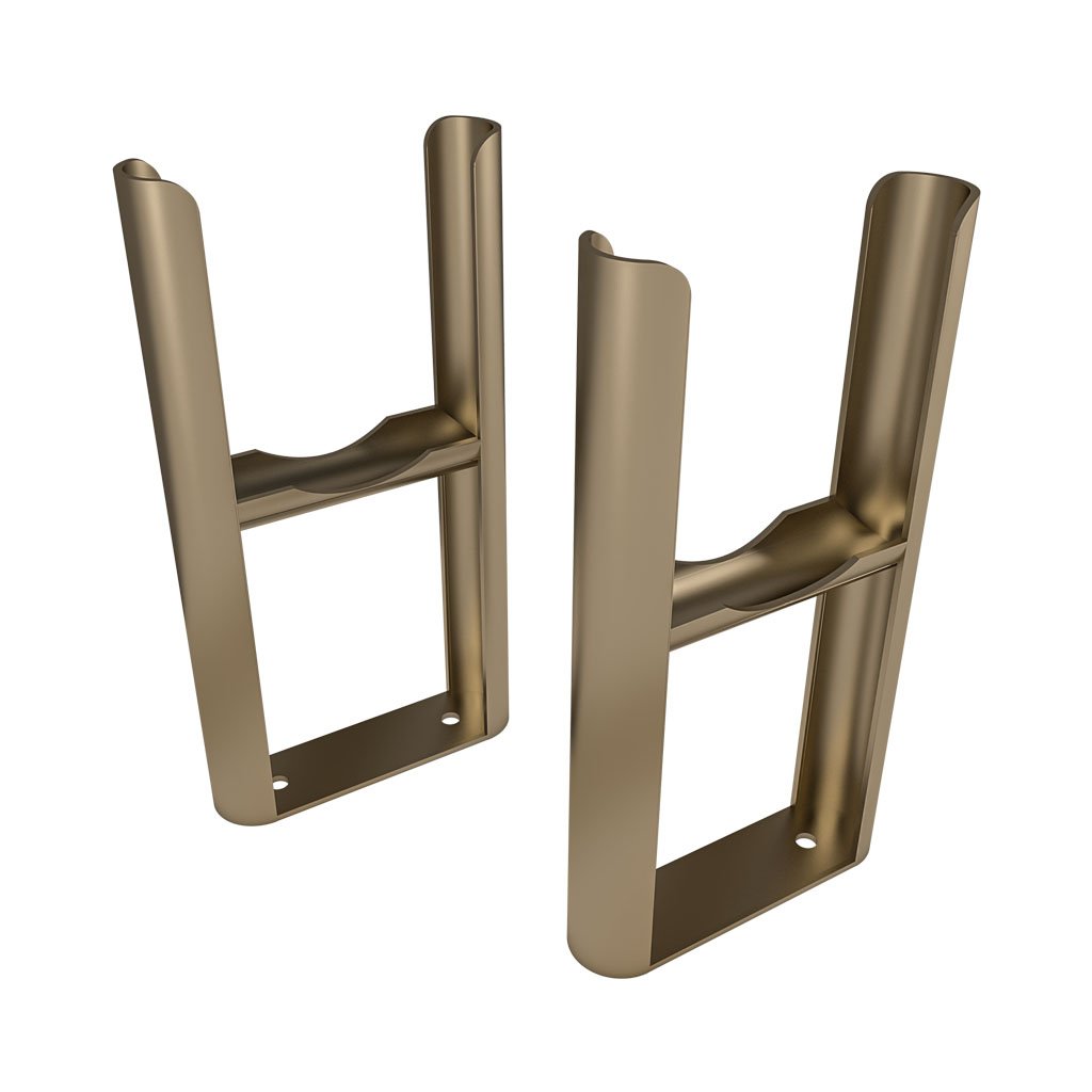 Rivassa 3 Column Radiator Feet (pair) Bronze Effect