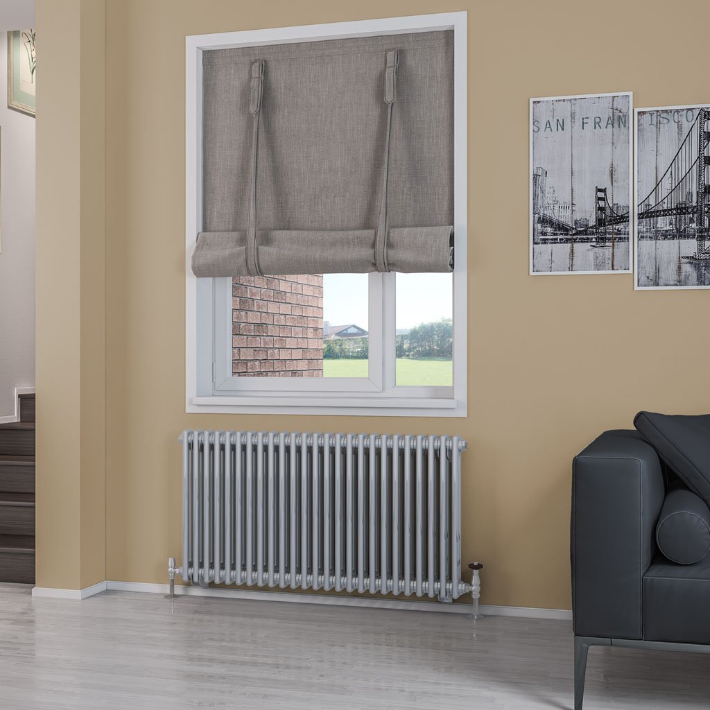 Rivassa 2 Column Radiator 600 x 1148mm Chrome Effect