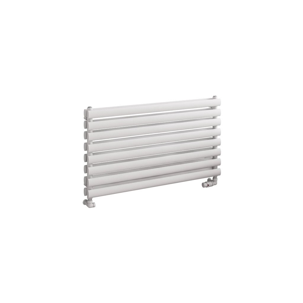 Tunstall Double 560 x 1000 Towel Rail Matt White