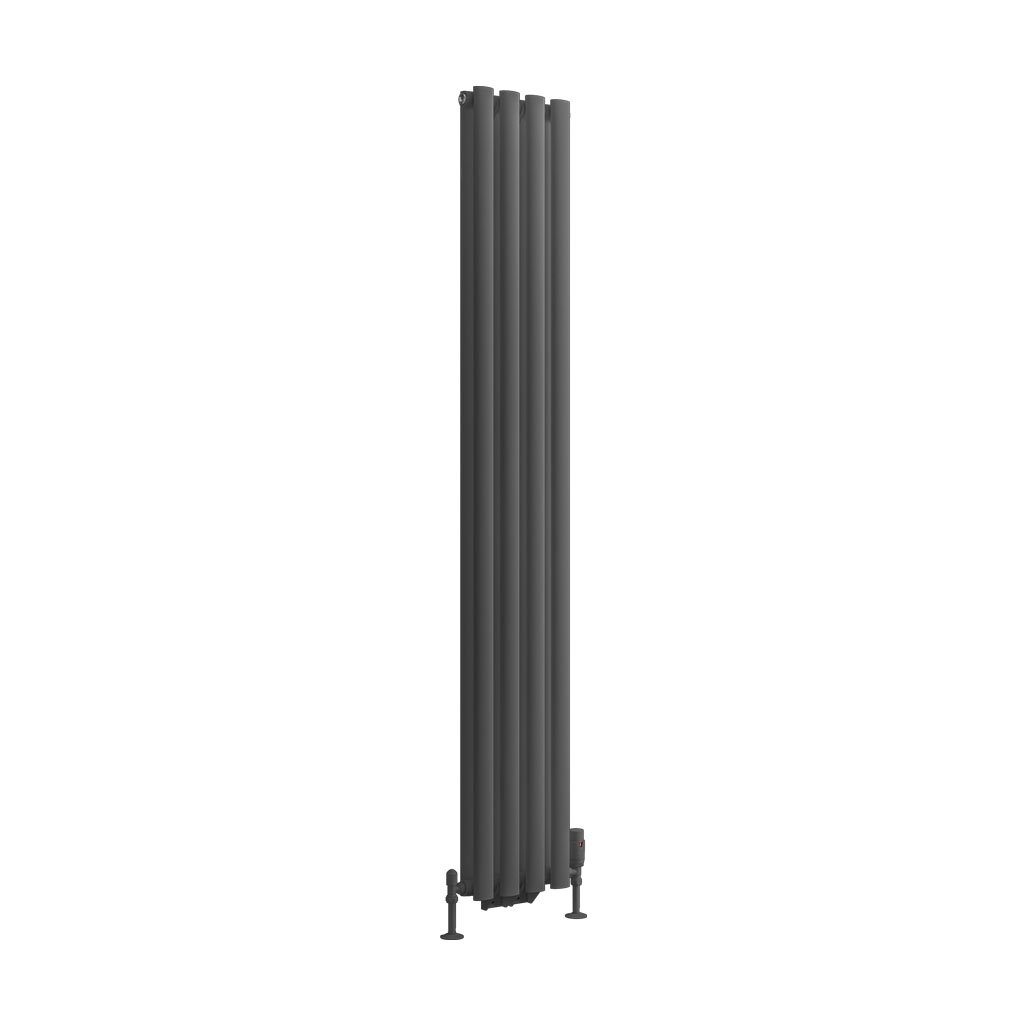 Tunstall Double 1800 x 280 Radiator Matt Anthracite