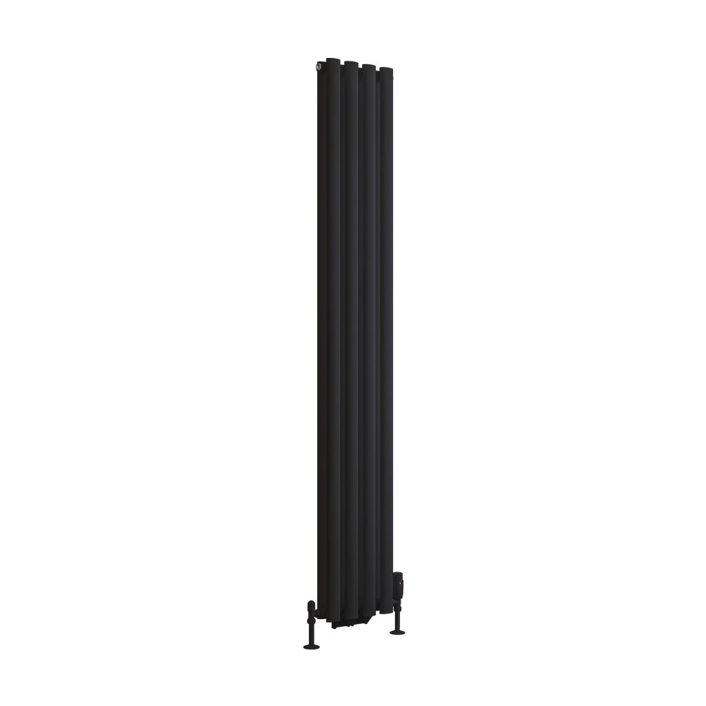 Tunstall Double 1800 x 280 Radiator Matt Black