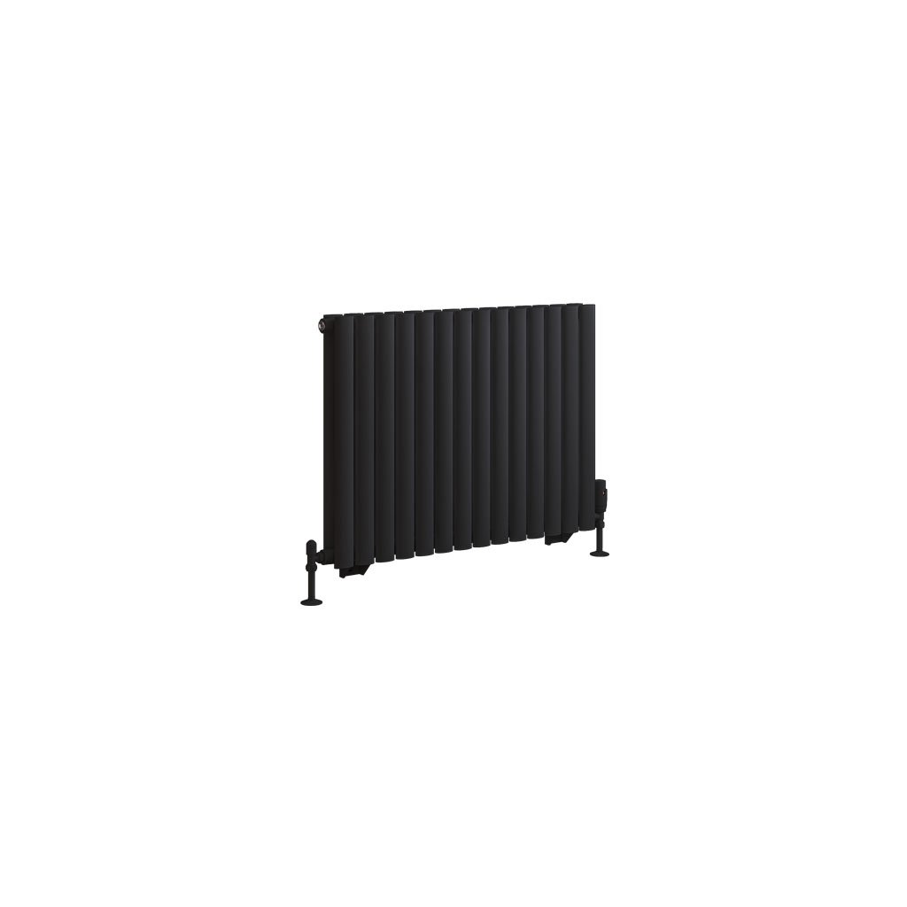 Tunstall Double 600 x 825 Radiator Matt Black