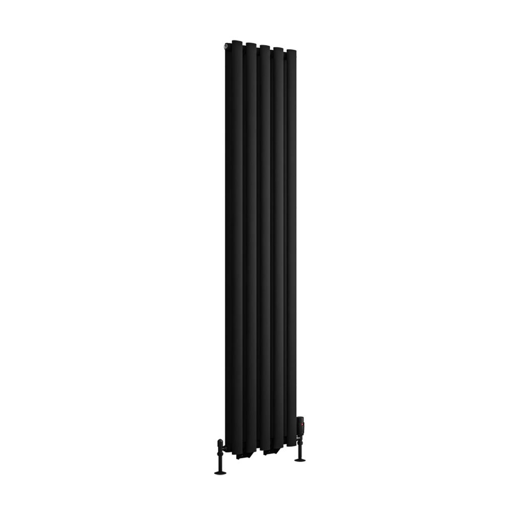 Tunstall Double 1800 x 350 Radiator Matt Black