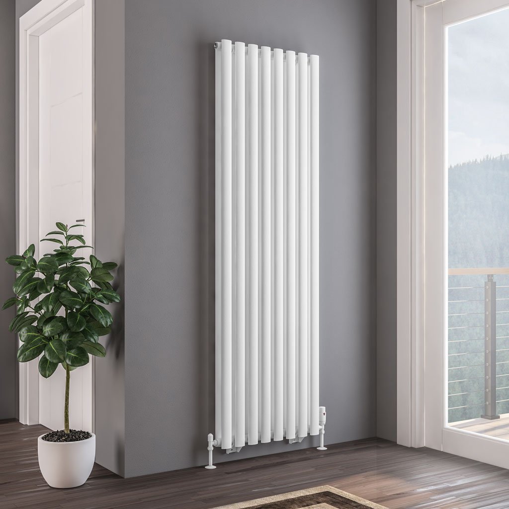 Tunstall Double 1800 x 560 Radiator Matt White