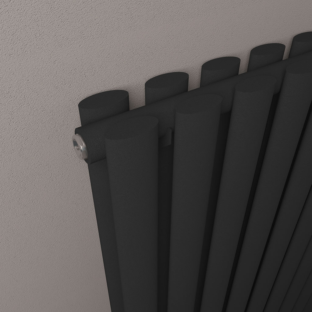 Tunstall Double 600 x 471 Radiator Matt Black