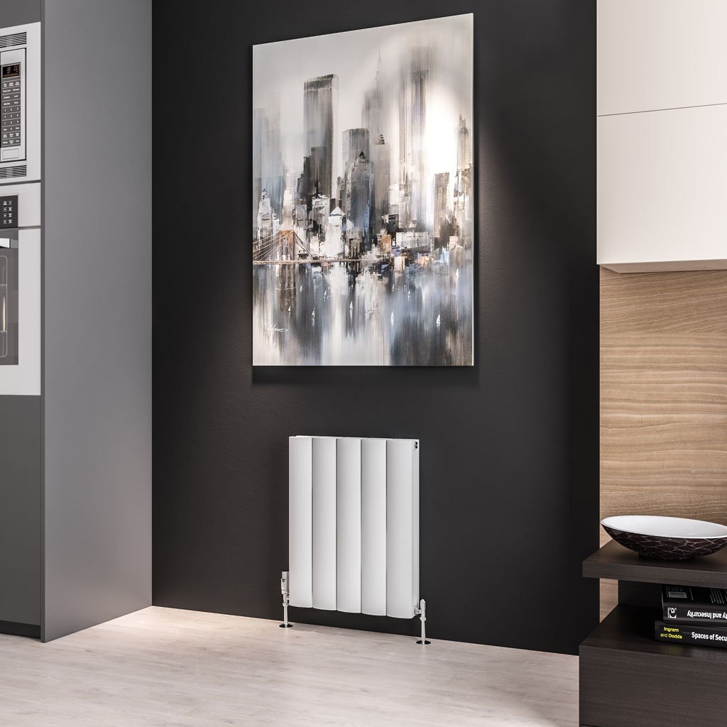 Guardia 600 x 470 Aluminium Radiator Matt White