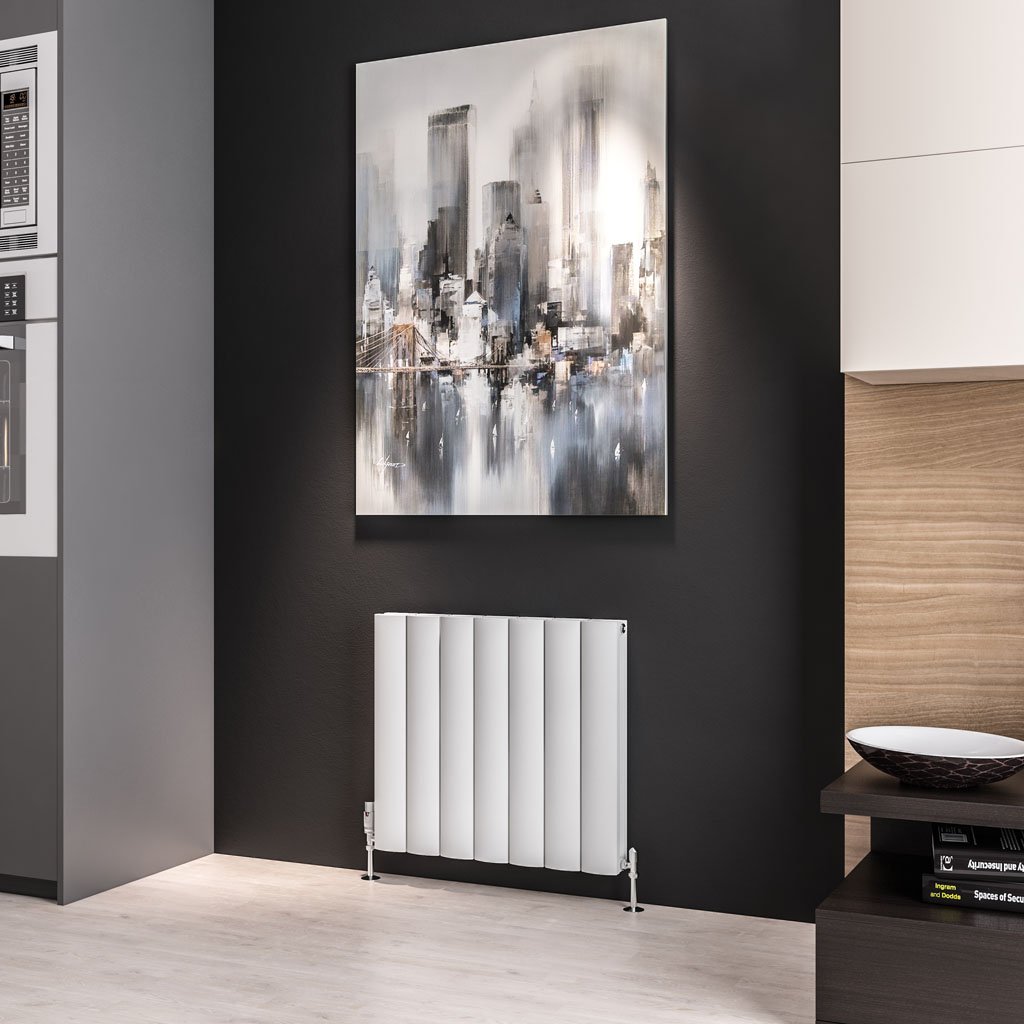 Guardia 600 x 660 Aluminium Radiator Matt White