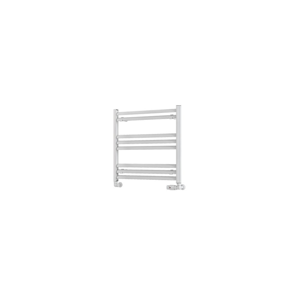 Velor 600 x 600 Aluminium Towel Rail Matt White