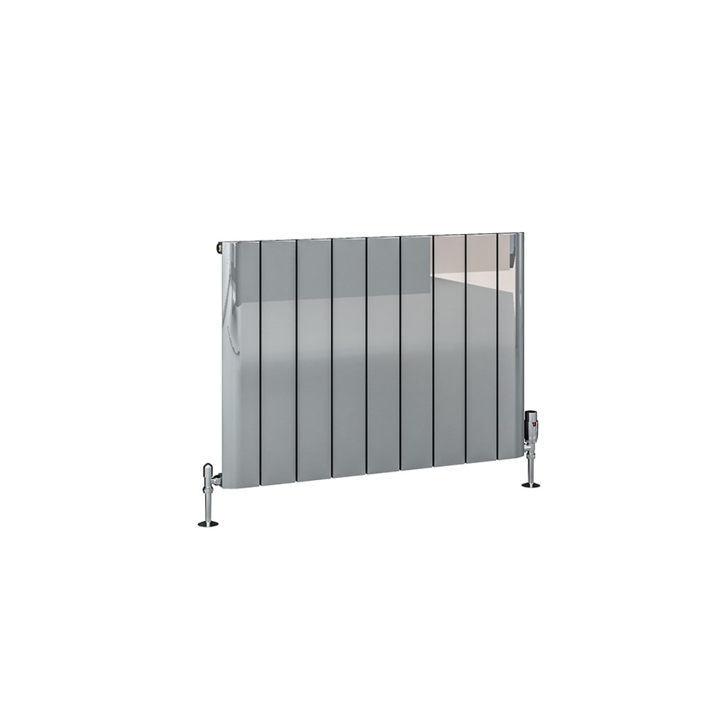 Peretti 600 x 850 Aluminium Radiator Polished Aluminium