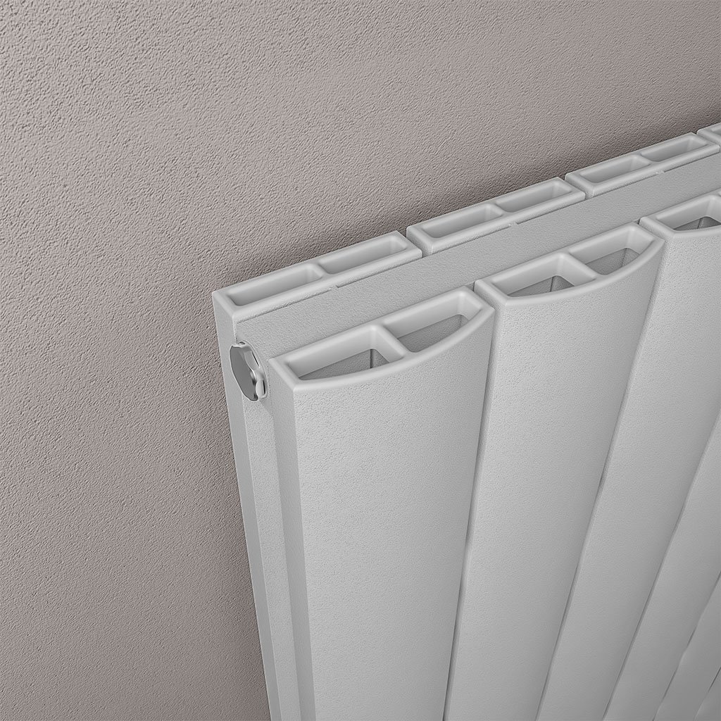 Guardia 1800 x 375 Aluminium Radiator Matt Grey