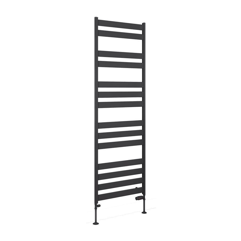 Pelago Aluminium Towel Rail 1800x600mm Matt Anthracite