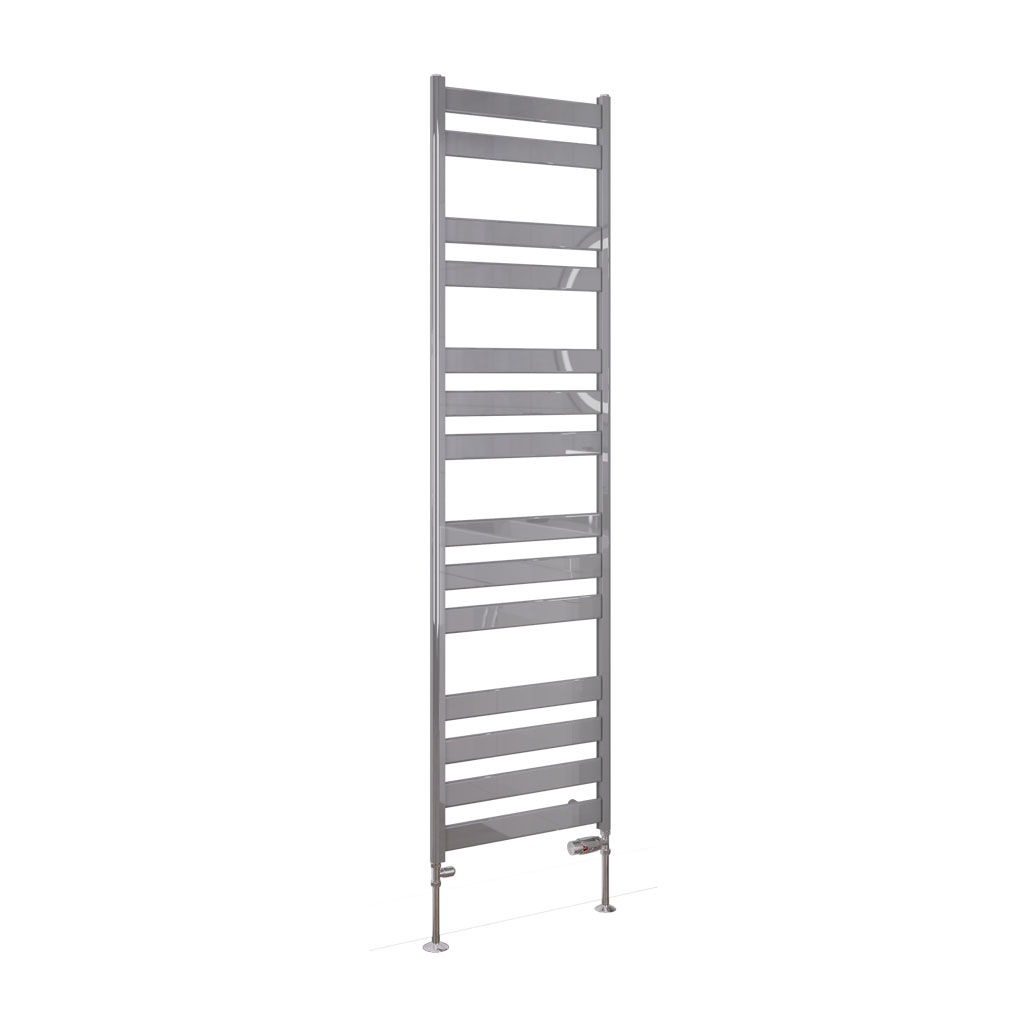 Pelago Aluminium Towel Rail 1800x500mm Polished Aluminium